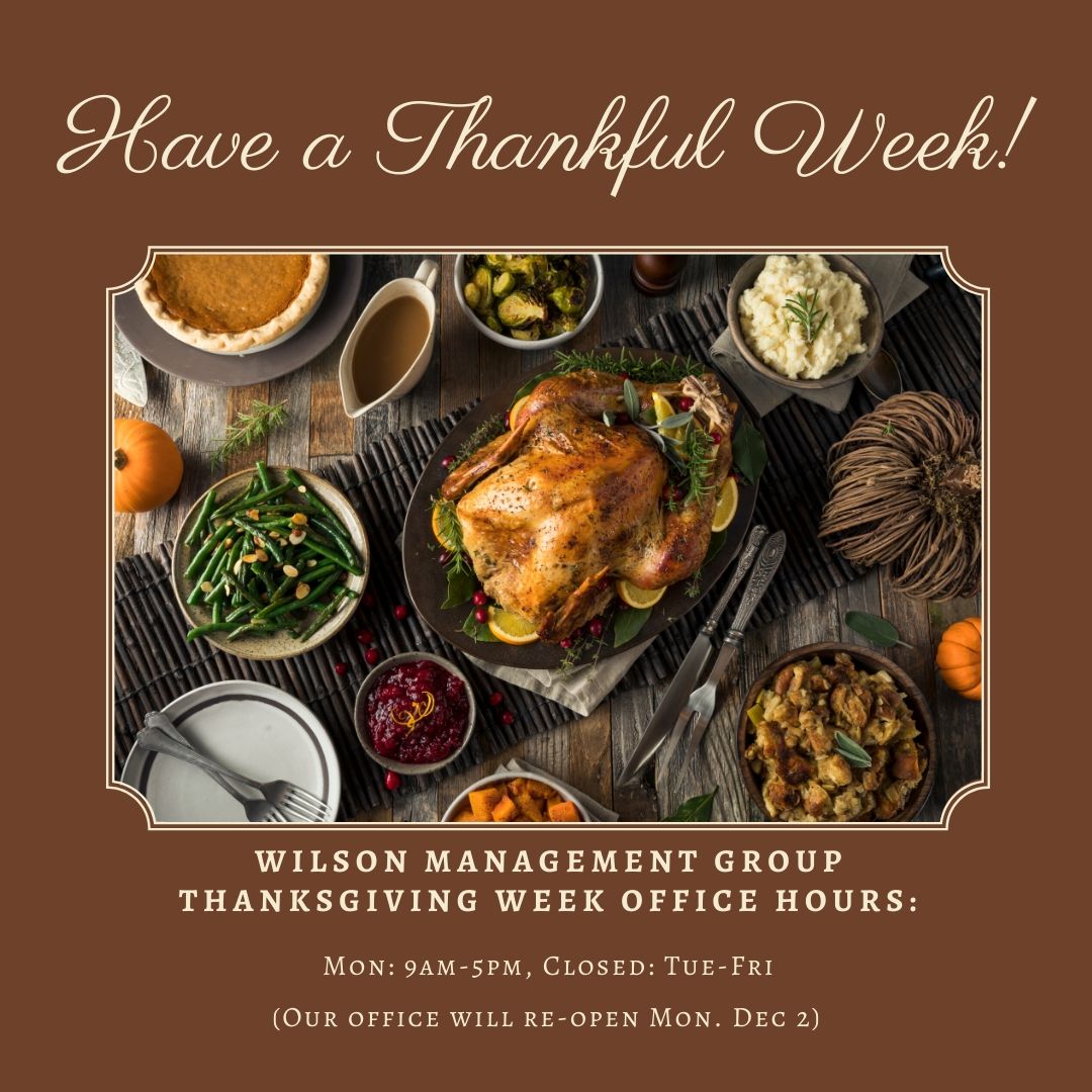 Thanksgiving Week Office Hours